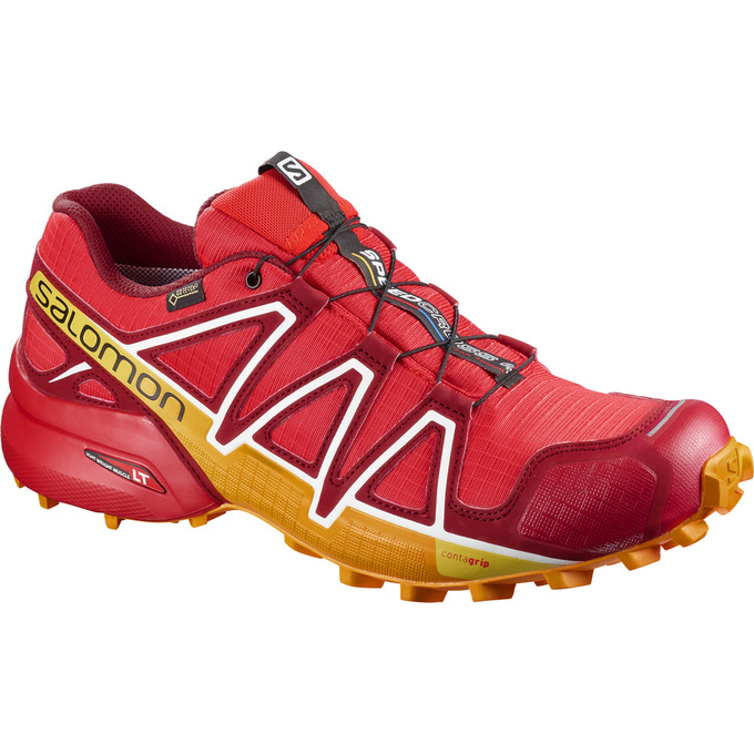SALOMON SPEEDCROSS 4 GTX® Philippines - Men's Trail Running Shoes - Red | 412785-BGS